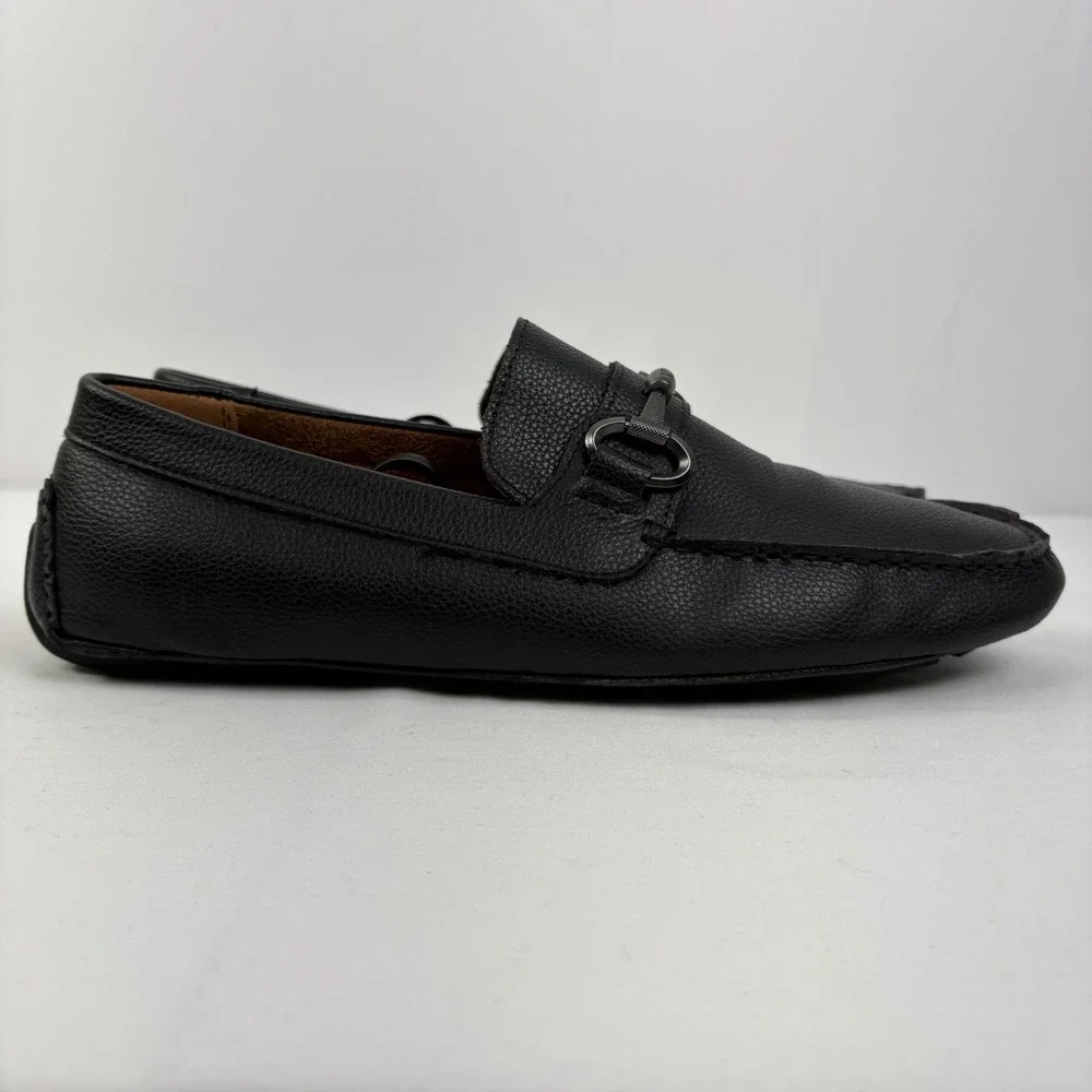 Kenneth Cole Dawson Bit Driver‎ Mens Black Slip On Loafers Shoes Size 10M